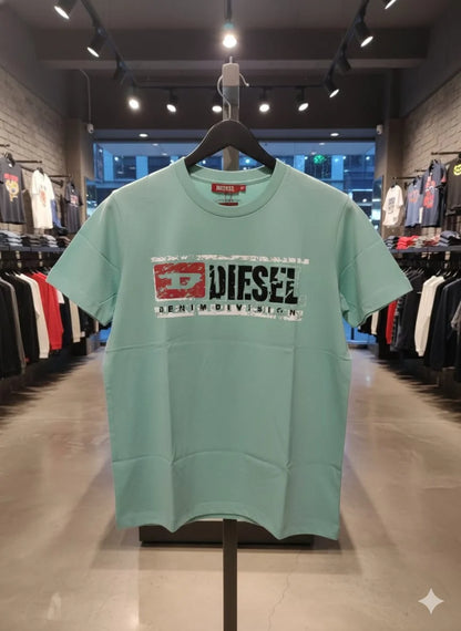 DIESEL || Men’s Graphic Logo T-Shirts – Premium Cotton Crew Neck Streetwear Collection