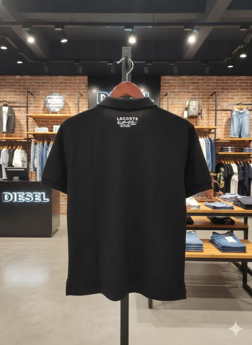 LACOSTE || Men’s Sport Golf Club Quarter-Zip Polo Shirt – Breathable Technical Piqué