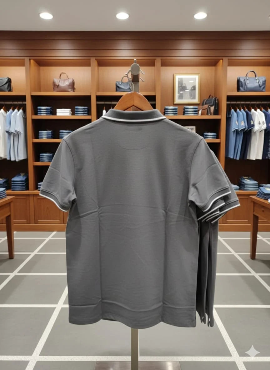 POLO RALPH LAUREN || Men’s Custom Slim Fit Bear Quarter-Zip Polo Shirt