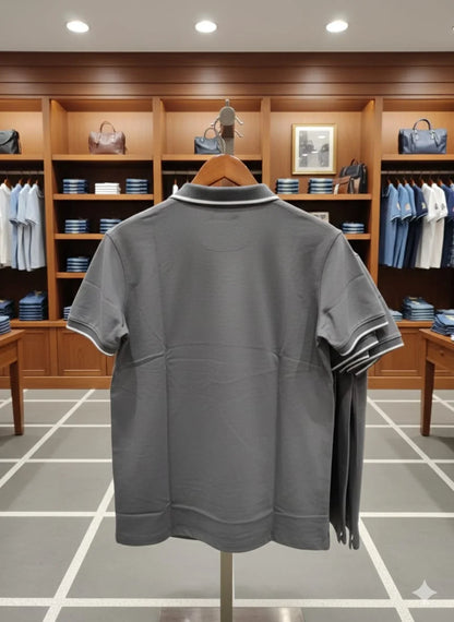 POLO RALPH LAUREN || Men’s Custom Slim Fit Bear Quarter-Zip Polo Shirt