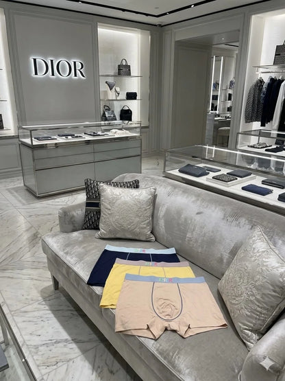 DIOR || Premium Men's Trunks – Pack of 3 | Soft Stretch Cotton Comfort