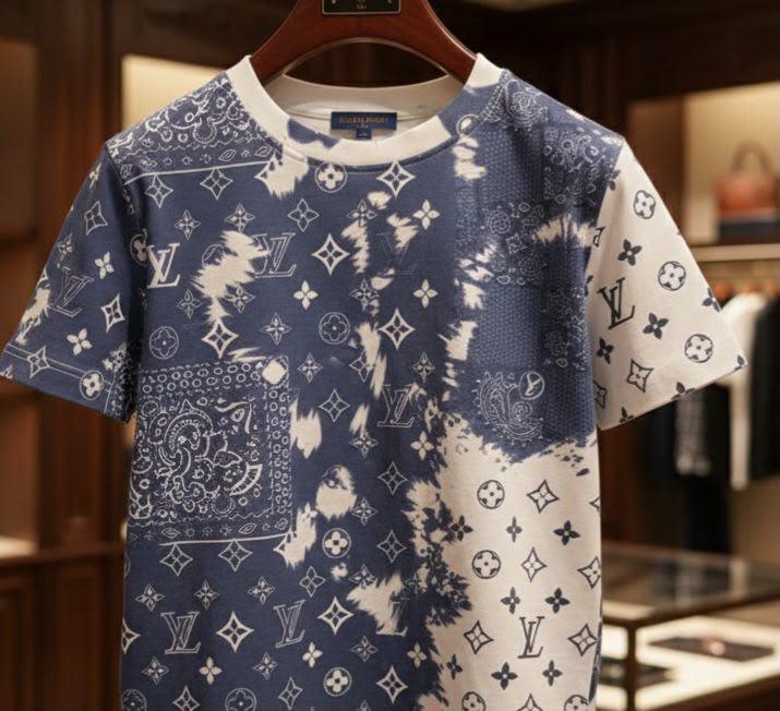 Boys Louis Vuitton Grey 220 GSM bio-washed cotton T-shirt
