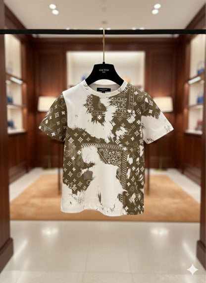Louis Vuitton Kids beige premium cotton T-shirt for boys

