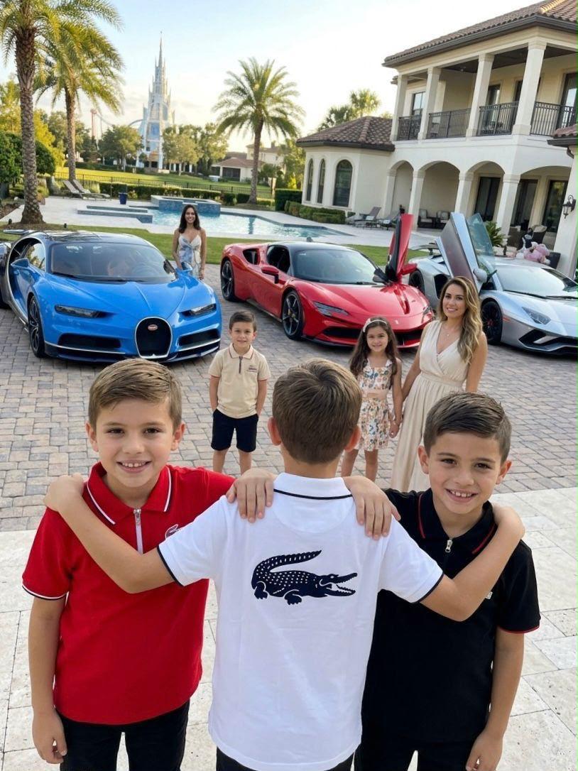 Lacoste Kids Power Lycra Polos – White, Black & Red Collection