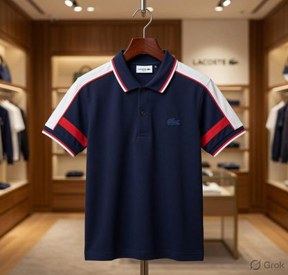 Lacoste Kids Power Lycra Polo in Red

