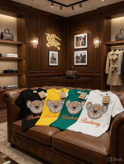 Burberry Kids Crew Neck Tees – All 4 Colour Variants
