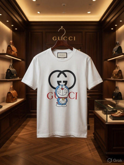 Gucci Kids Digital Print Tee in White

