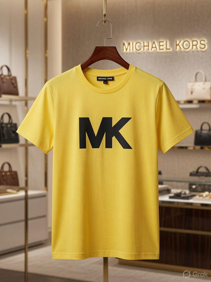 Michael Kors Women's Premium Tee in Yellow – Product Shot	