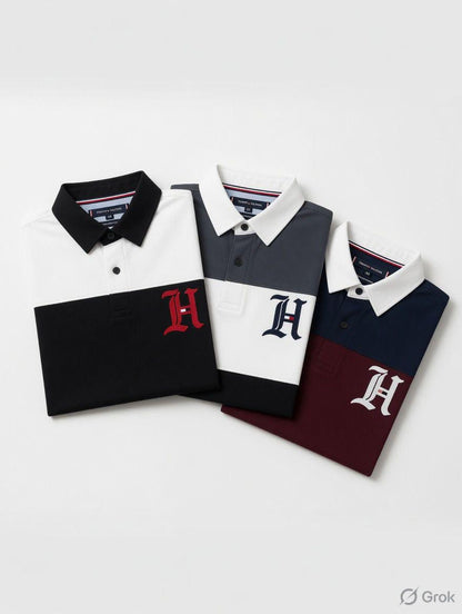 Tommy Kids Polo – Jacquard Collar Lyocell Shirt FASHION MYST