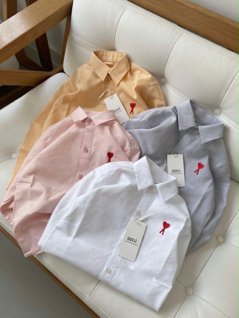 AMI Paris Kids Cotton Oxford Shirts – Shop All Colours
