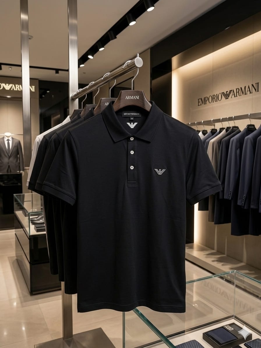 Emporio Armani Inspired  Men's Premium Fit Polo T-Shirt FASHION MYST