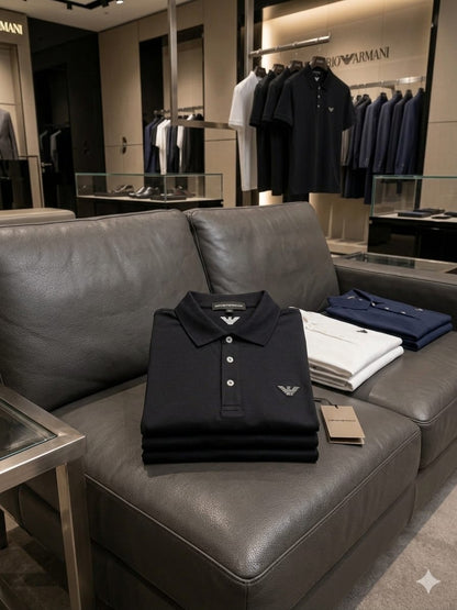 Emporio Armani Inspired  Men's Premium Fit Polo T-Shirt FASHION MYST
