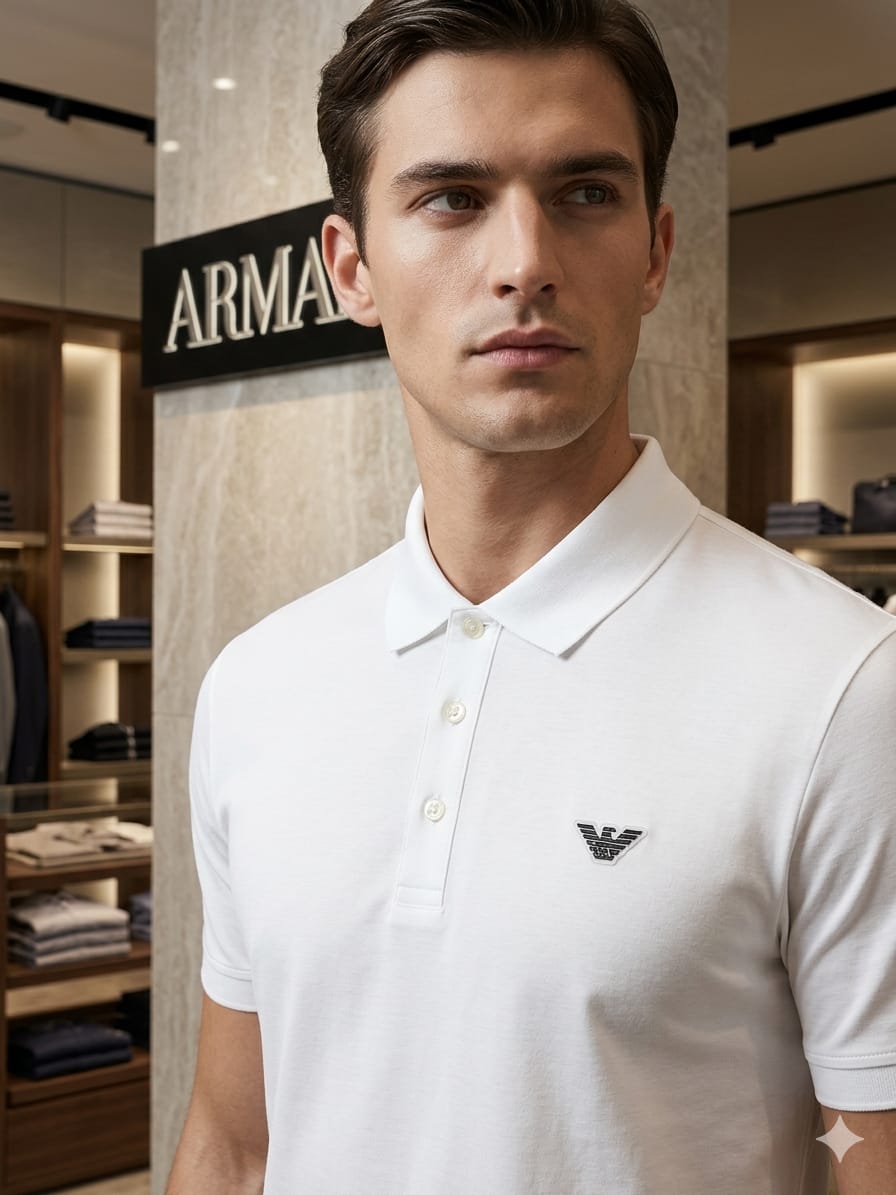 Emporio Armani Inspired  Men's Premium Fit Polo T-Shirt FASHION MYST