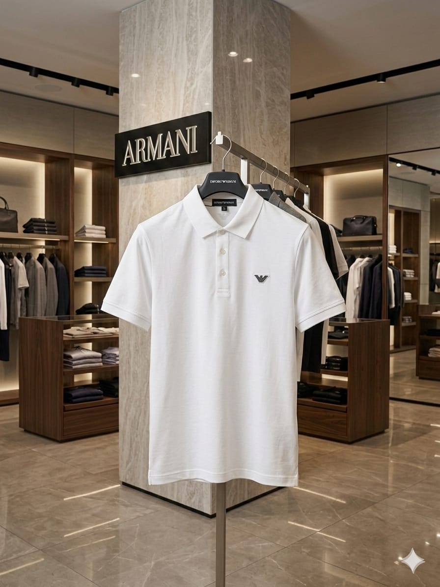 Emporio Armani Inspired  Men's Premium Fit Polo T-Shirt FASHION MYST