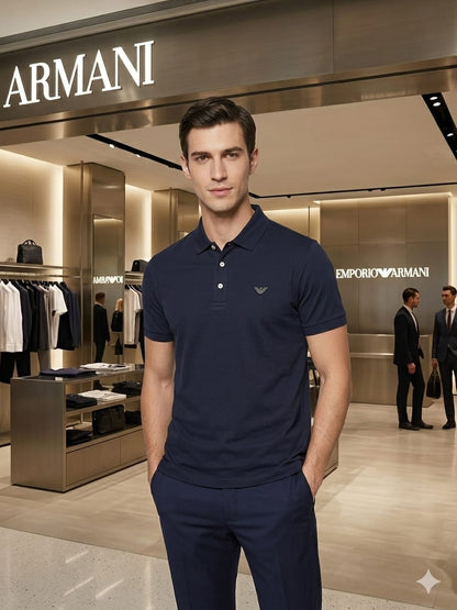 Emporio Armani Inspired  Men's Premium Fit Polo T-Shirt FASHION MYST