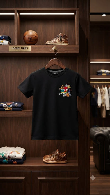 H&M Kids Premium Cotton Tee in Black
