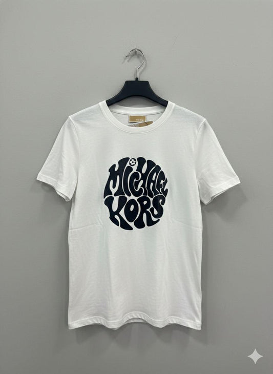Michael Kors white premium women's Lycra T-shirt
