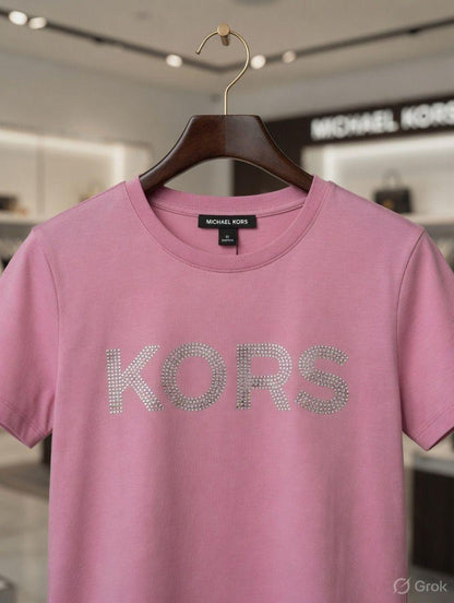 Women's Superdry pink regular fit designer T-shirt

