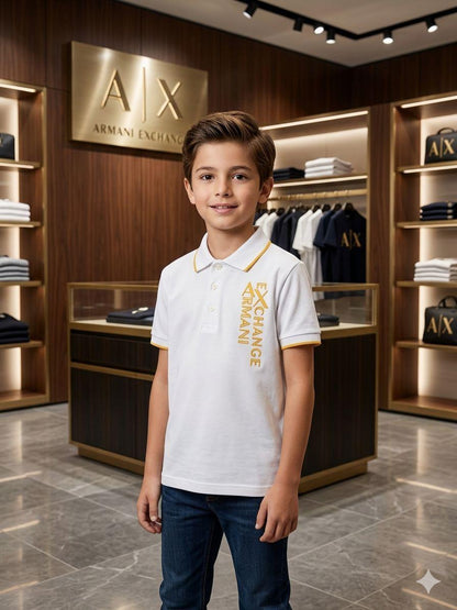 Armani Exchange Kids Premium Cotton Matty Polo FASHION MYST