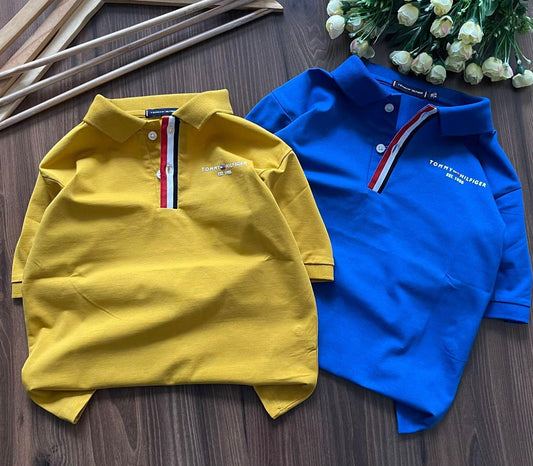 Tommy Hilfiger Kids Polos – Yellow, Blue &  Combo
