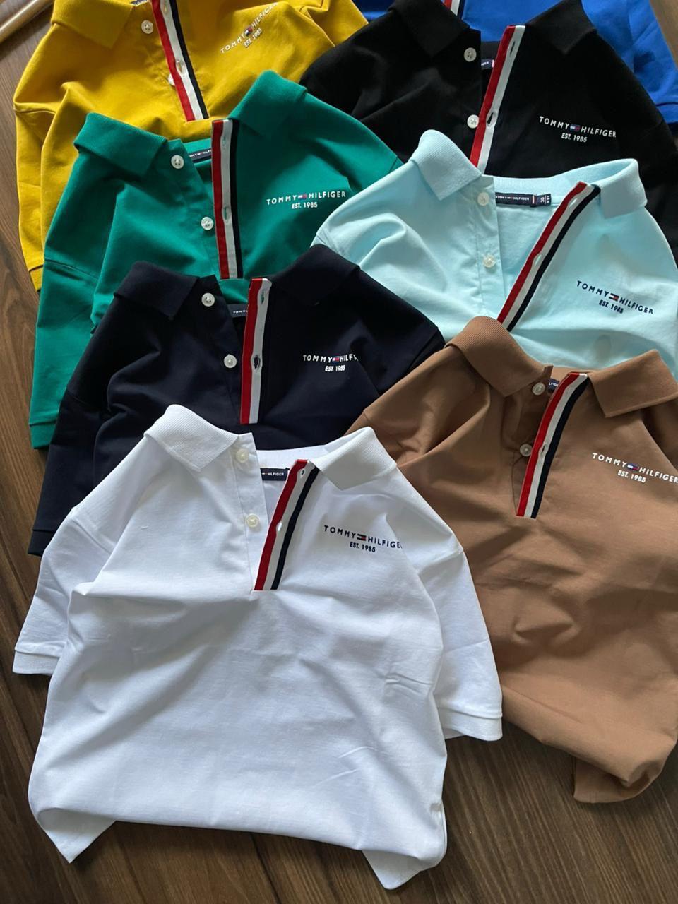 Tommy Hilfiger Kids Print Polos – Full Colour Range
