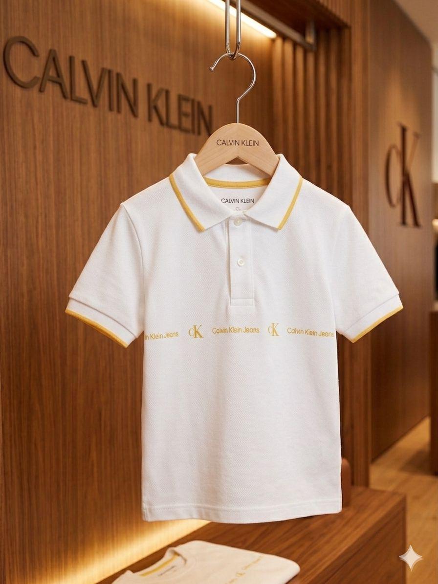 Tommy Hilfiger Kids Premium Cotton Matty Polo in White	