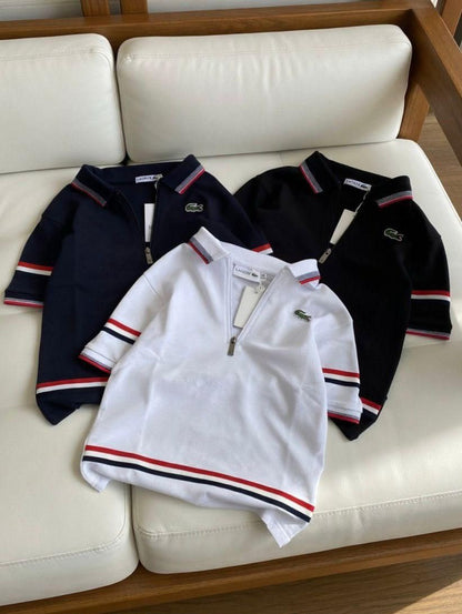 Lacoste Kids Cotton Matty Polos – All 3 Colour Variants
