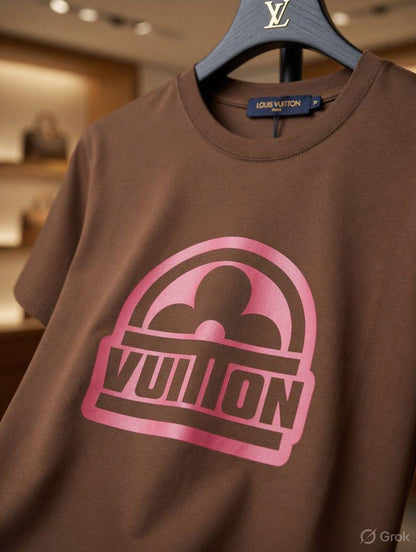 Women's Louis Vuitton brown regular fit luxury T-shirt
