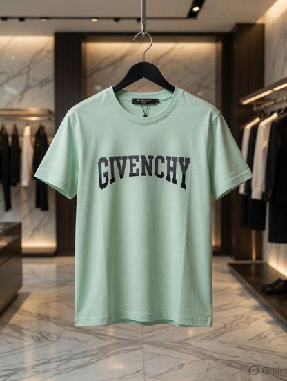 Givenchy light green premium Italian cotton T-shirt for women
