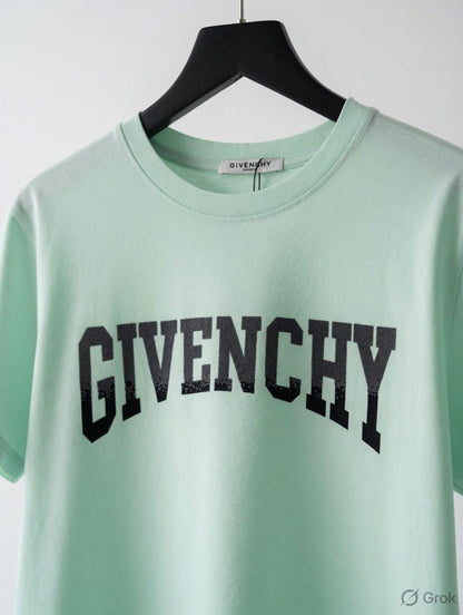 Women's Givenchy light green regular fit luxury T-shirt
