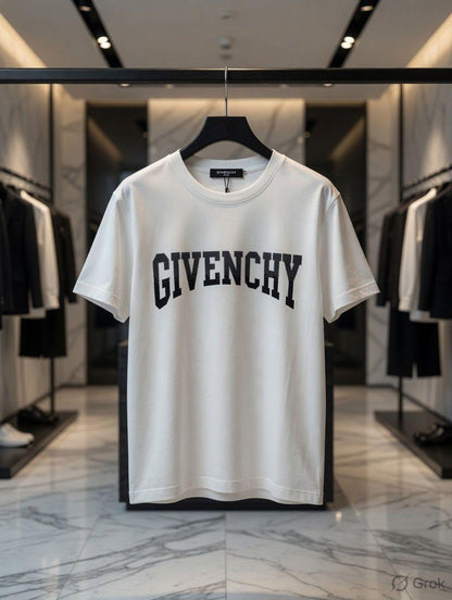 Givenchy white premium Italian cotton T-shirt for women
