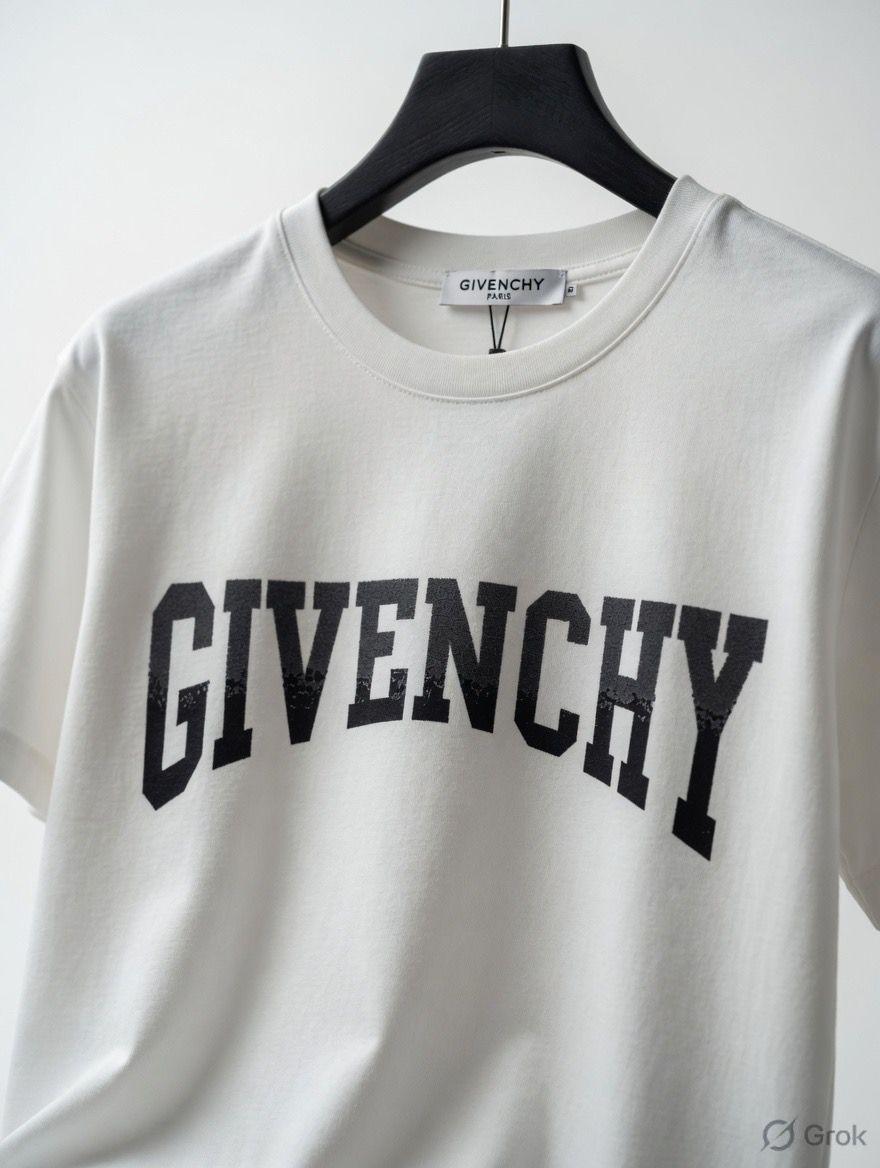 Women's Givenchy white regular fit luxury T-shirt
