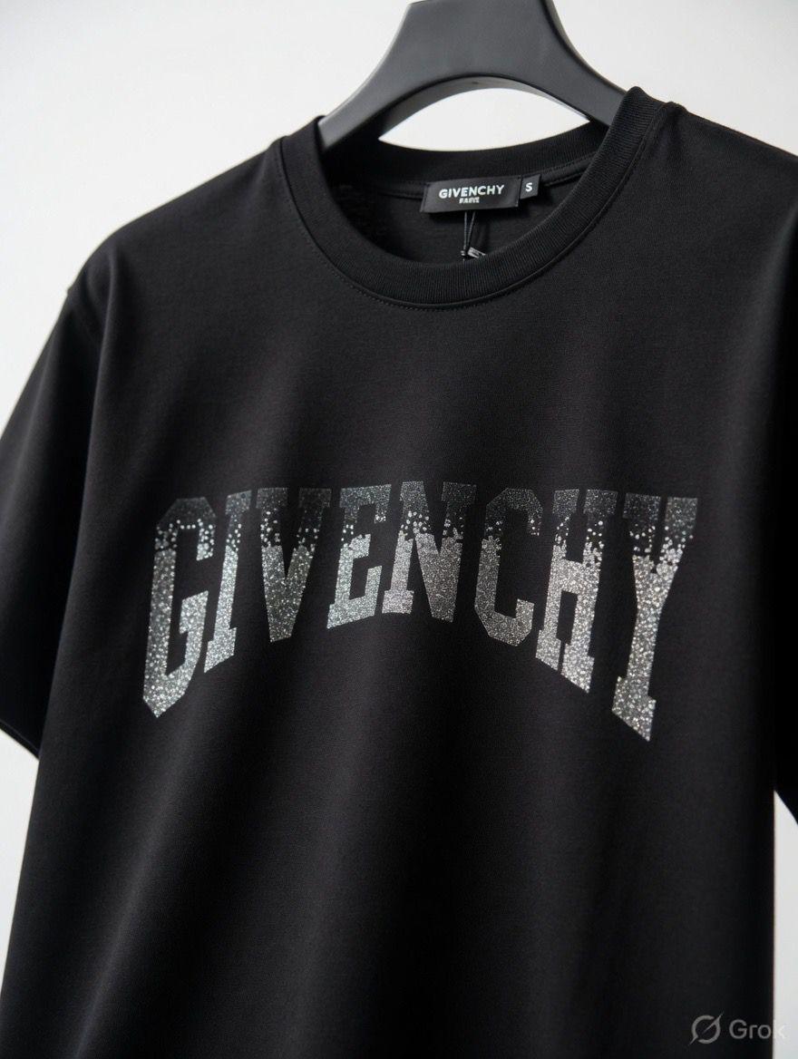Women's Givenchy black regular fit luxury T-shirt
