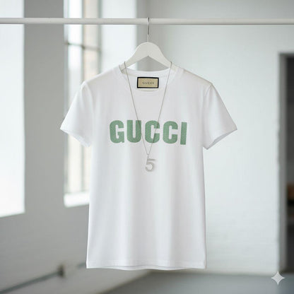 Women's Gucci white regular fit luxury T-shirt
