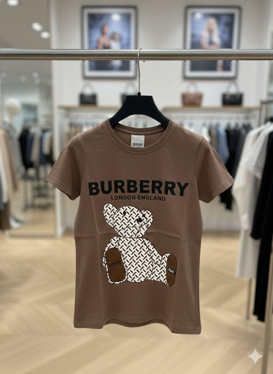 Burberry Beige premium women's polo T-shirt in Turkey cotton Lycra
