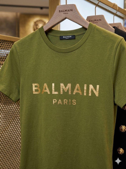 Balmain Inspired Premium Italian Cotton T-Shirt for Women FASHION MYST