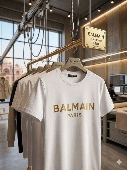 Balmain Inspired Premium Italian Cotton T-Shirt for Women FASHION MYST