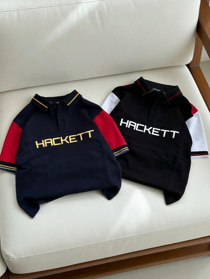 Hackett Kids Polos – Navy & Black Combo
