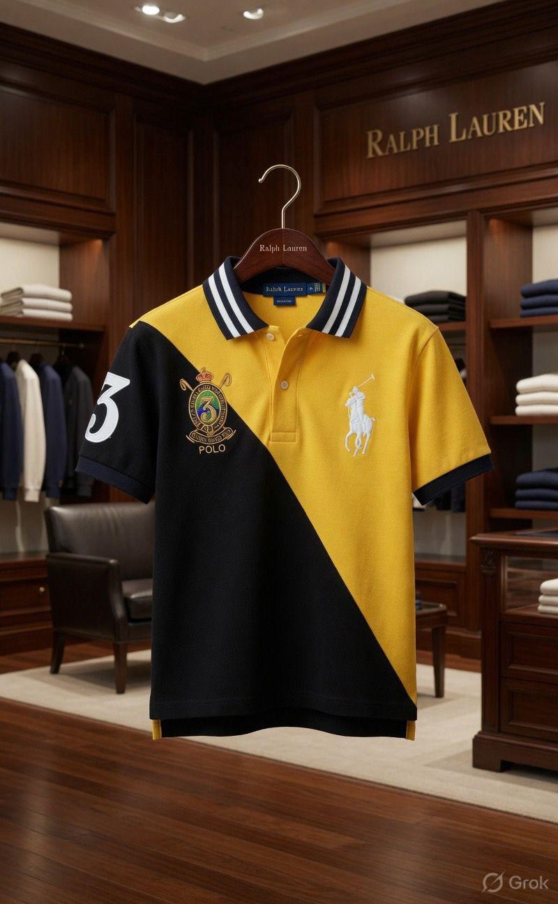 Ralph Lauren Kids Cotton Matty Polo in Yellow
