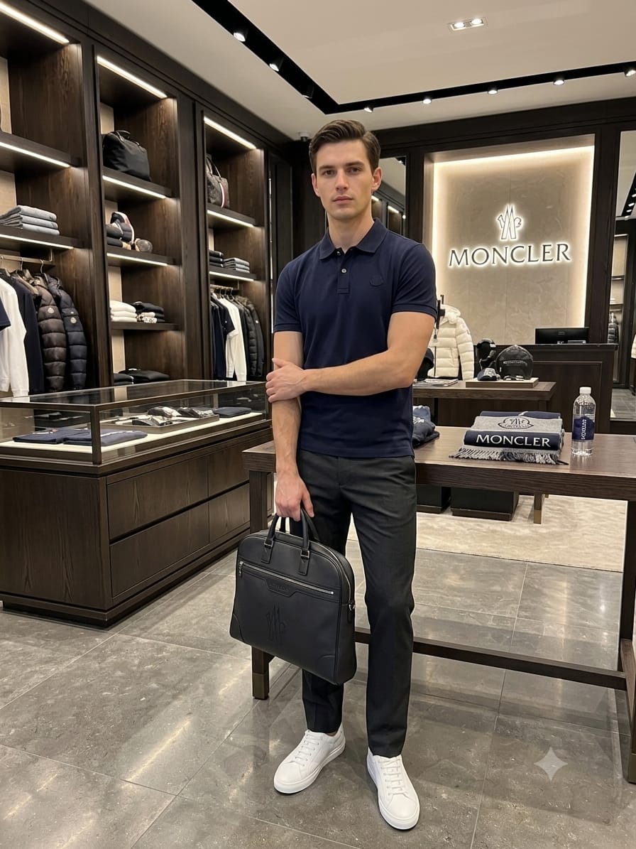 Moncler Inspired Premium Men's Stitchless Polo T-Shirt FASHION MYST