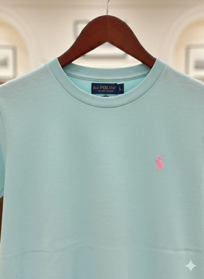 Armani Inspired Premium Cotton Peach Fabric T-Shirt for Women FASHION MYST