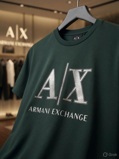 Armani green stone work premium ladies T-shirt
