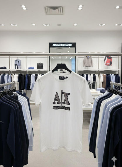 Armani white premium Lycra T-shirt for women
