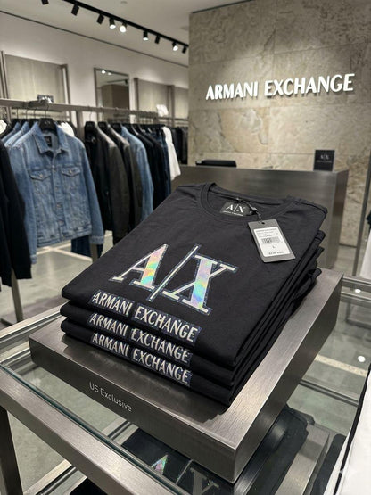 Premium Armani black casual T-shirt for women
