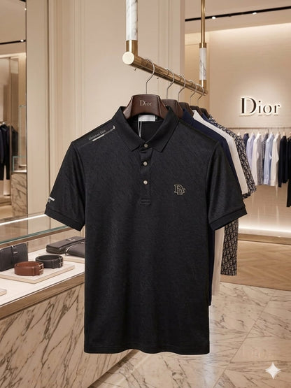 Dior black men's polo t shirt premium men's polo shirt