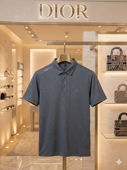 Dior grey men's polo t shirt premium men's polo shirt