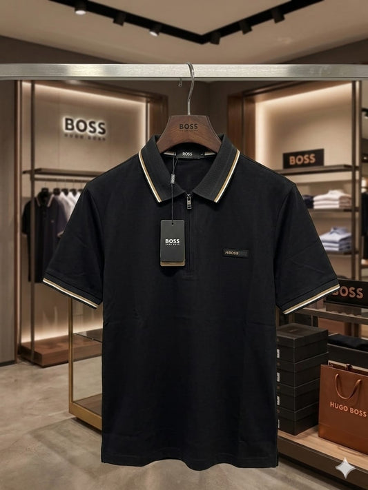 BOSS black men's polo t shirt premium men's polo shirt
