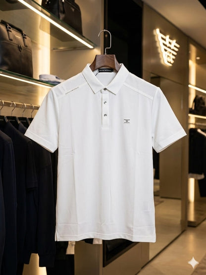 Armani white men's polo t shirt premium men's polo shirt