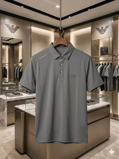 Armani grey men's polo t shirt premium men's polo shirt