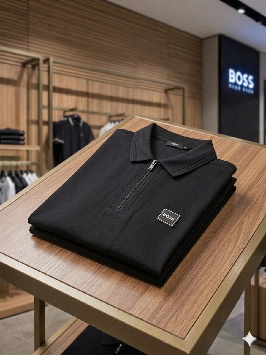 BOSS 2026 premium black polo tee original accessories